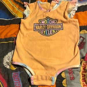 Infant Harley Davidson onsie
